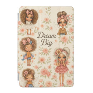 Dream Big Chibi Girls iPad mini Cover