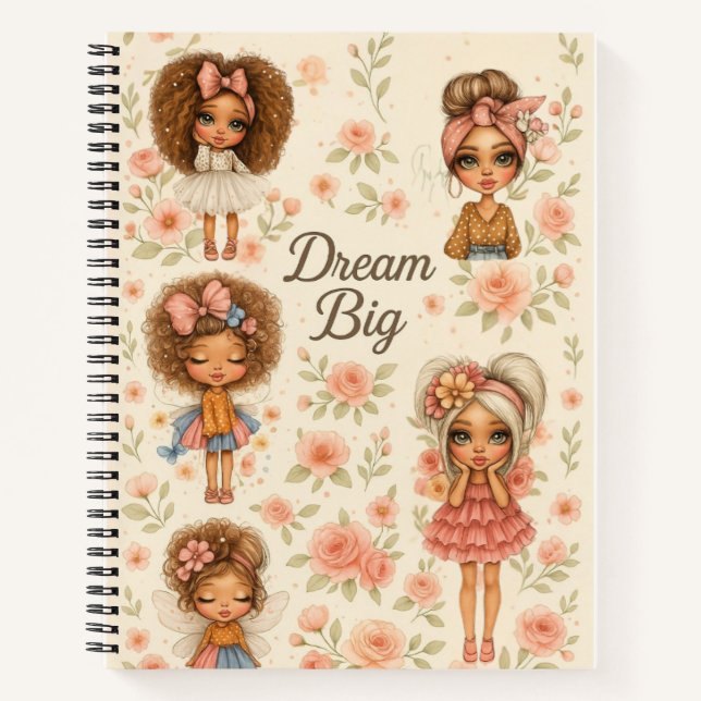 Dream Big  Chibi Girls Journal (Front)