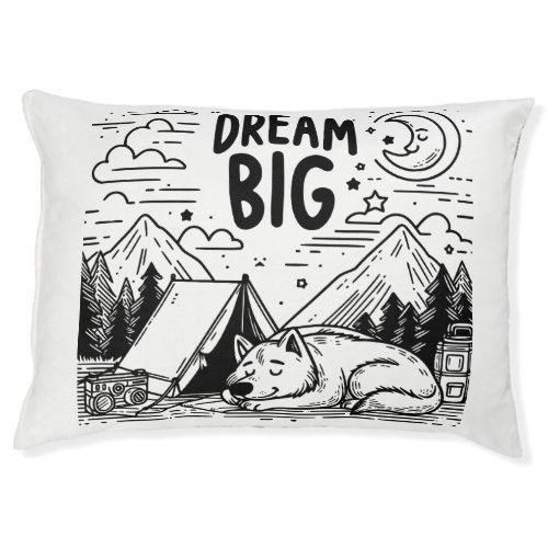Dream Big choose color Pet Bed