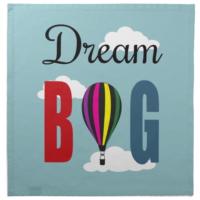 Dream big cloth napkin (Front)