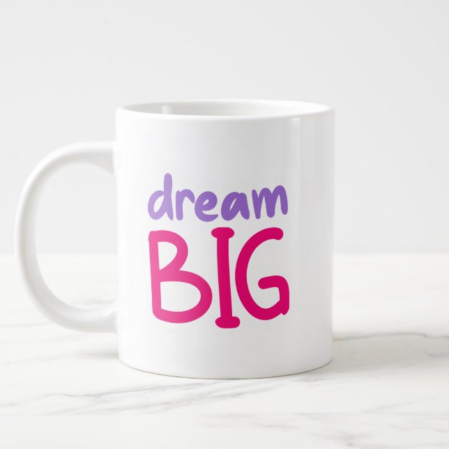 Dream Big 😁 coffee specialty mug (Left)