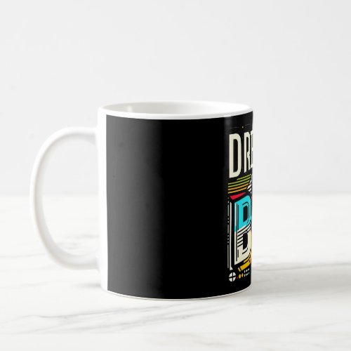 dream big colorful coffee mug