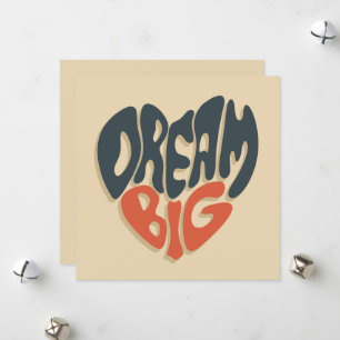 Dream Big: Cool Congratulations on Graduation Holiday Card