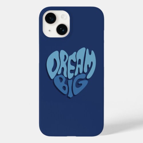 Dream Big Dark Space_Blue Quote Case_Mate iPhone 14 Case