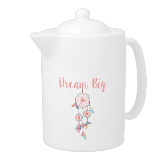 Dream Big Dreamcatcher Bohemian Dream Catcher Teapot