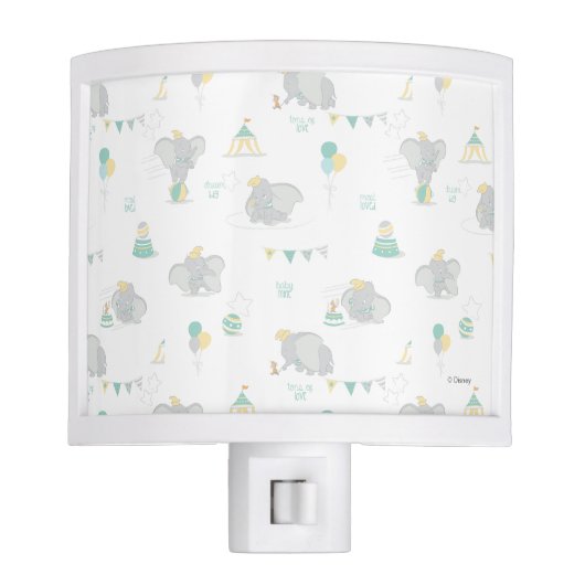 Dream Big Dumbo Pattern Night Light (Front)