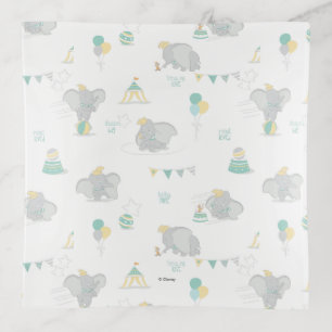 Dream Big Dumbo Pattern Trinket Tray