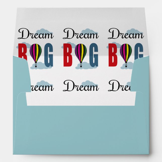 Dream big envelope (Back (Bottom))