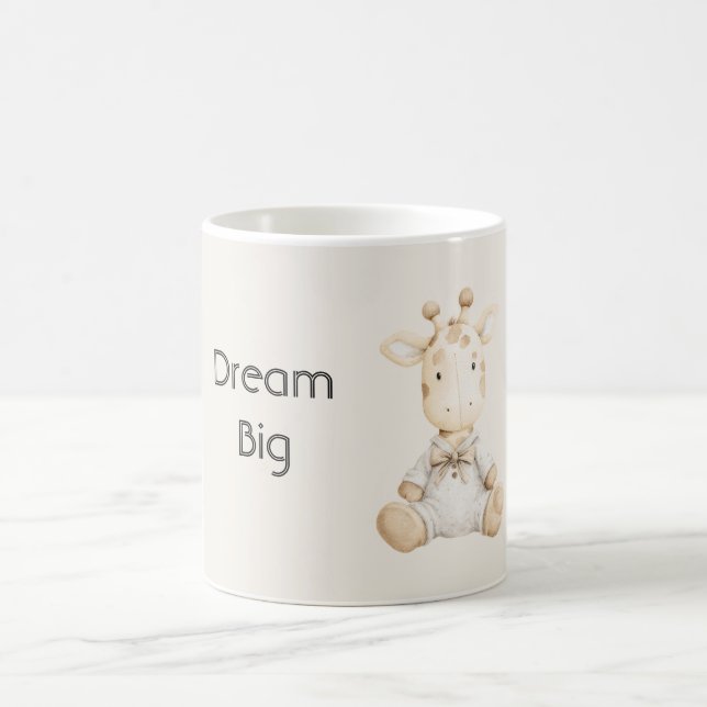 Dream Big Giraffe Coffee Mug (Center)