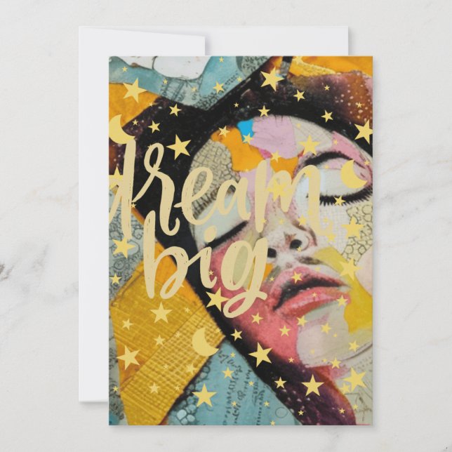 Dream Big Holiday Card (Front)