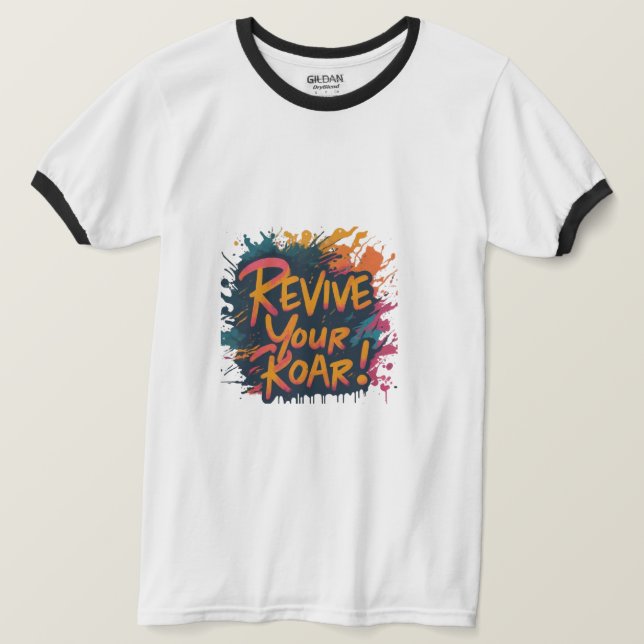 "Dream Big: Inspirational Quote Tee" T-Shirt (Design Front)