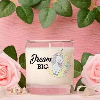 Dream Big. Inspirational Quotes Scented Candle