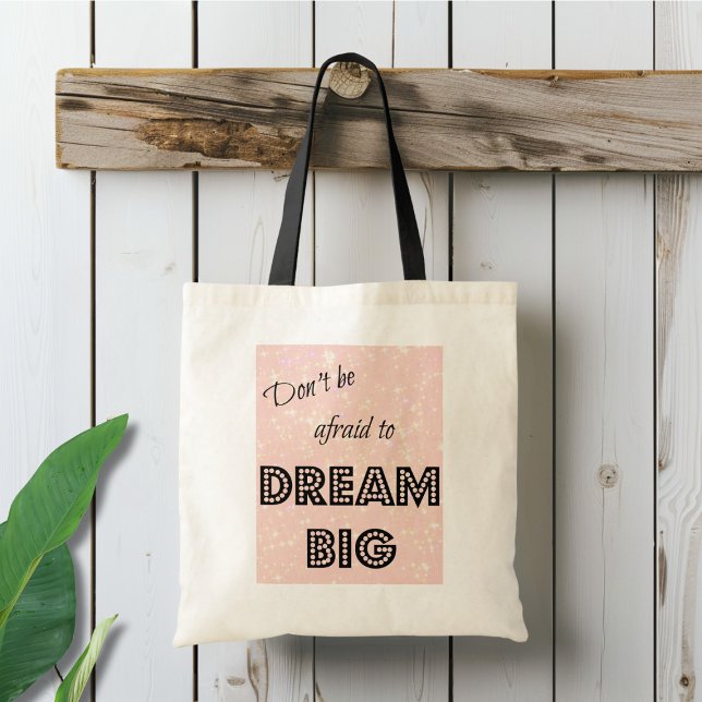 Dream Big Inspirational Tote Bag (Creator Uploaded)