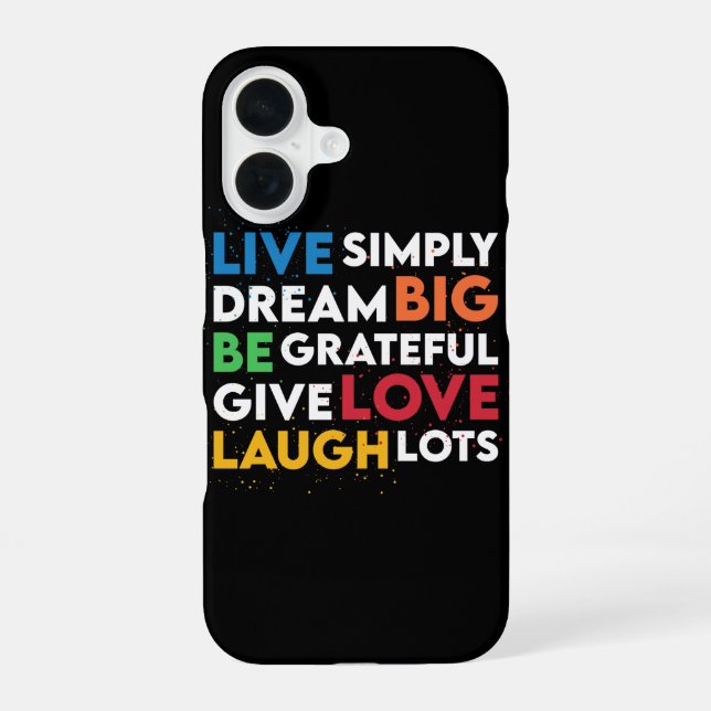 Dream Big Iphone Case (Back)