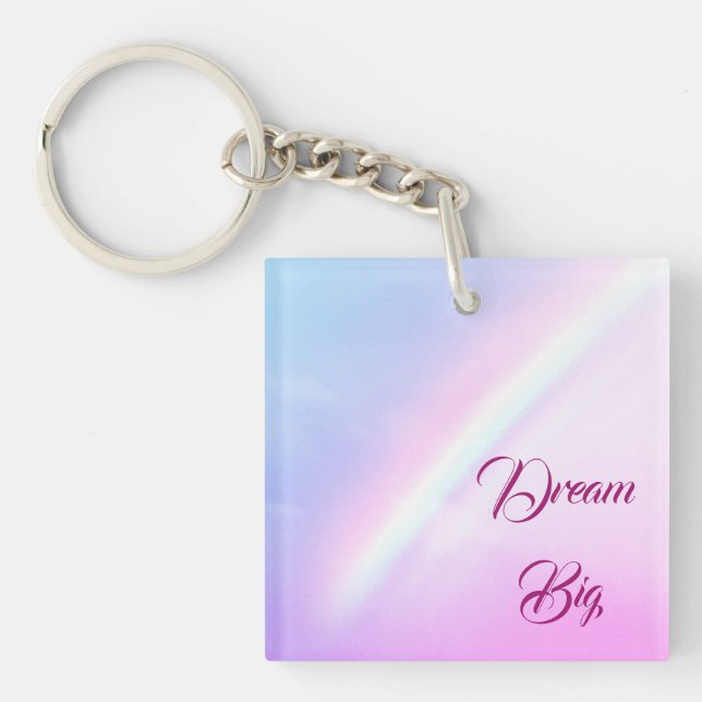 Dream Big Keychain, Sueño Grande Llavero Keychain (Front)