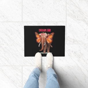 Dream Big Like An Elephant Inspirational Doormat