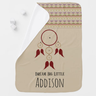 "Dream Big Little" Native American Baby Blanket