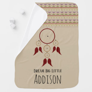 "Dream Big Little" Native American Baby Blanket