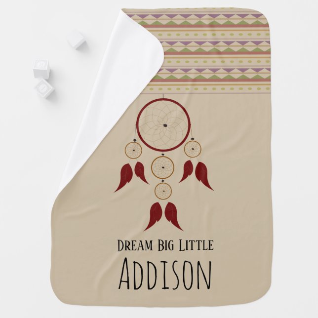 "Dream Big Little" Native American Baby Blanket (In Situ)