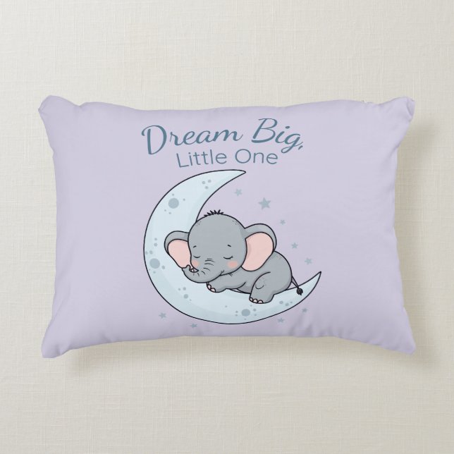 Dream Big, Little One Accent Pillow (Front)