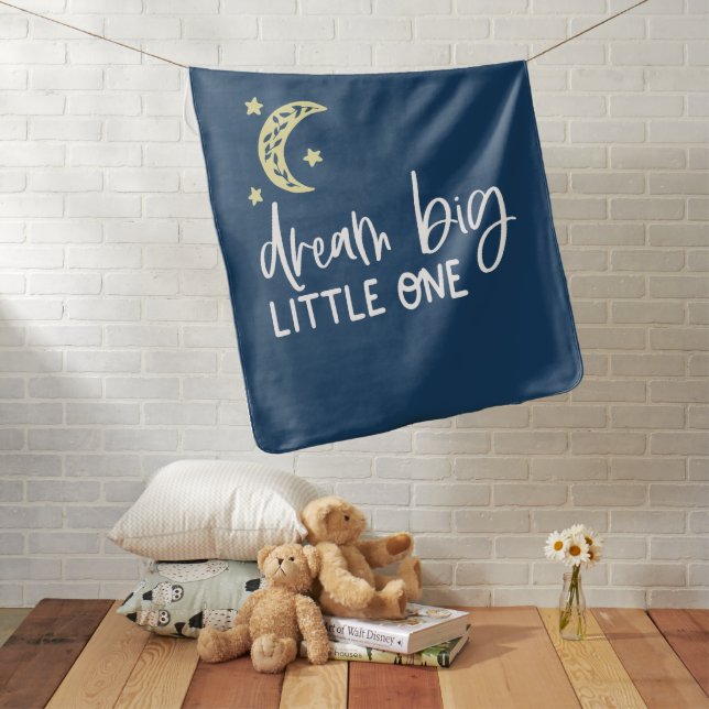 Dream Big Little One Baby Blanket (In Situ)