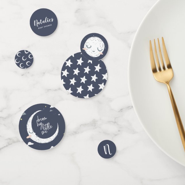 Dream big little one baby shower party confetti (Group)