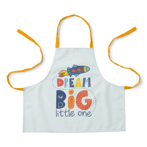Dream Big Little One Rocket Apron