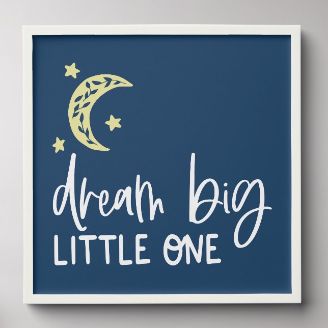 Dream Big Little One Wall Art Peel and Stick Tile (Front Set)