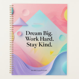 Dream Big Motivational Notebook – Inspirational Qu