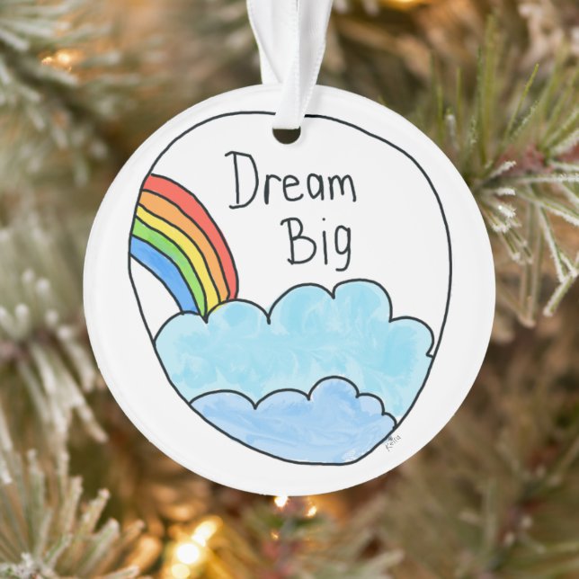 "Dream Big" Ornament (Tree)
