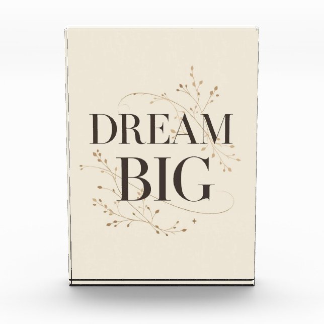 Dream Big Photo Block (Front)
