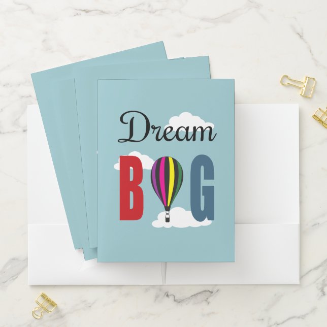 Dream big pocket folder (In Situ)
