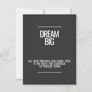 Dream Big Postcard