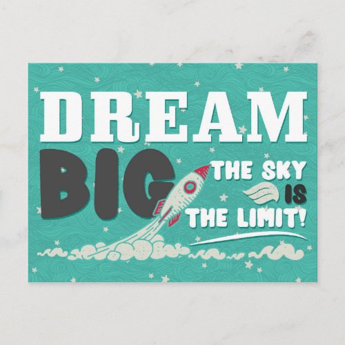 Dream Big Postcards _ Teacher to Students Cards
