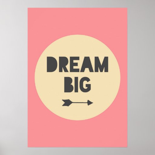 Dream Big Poster | Zazzle