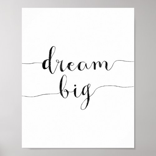 Dream Big Poster