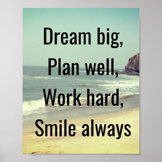 Dream big poster (Front)