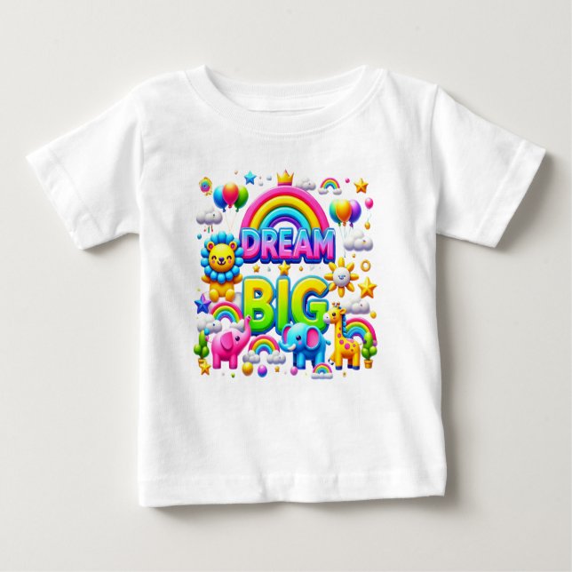 Dream Big: Royal Rainbow Tee (Front)