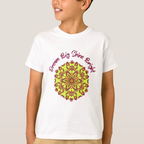 Dream Big Shine Bright Mandala Classic T_Shirt