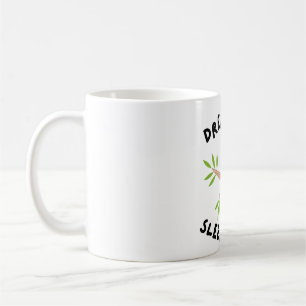 Dream Big Sleep More Cute Koala Sleeping on Branch Coffee Mug