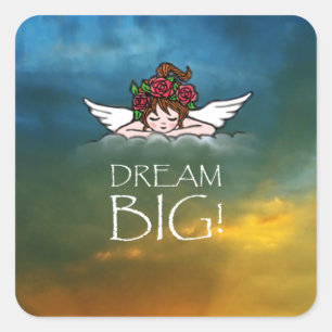 Dream Big Square Sticker