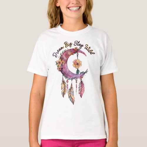 Dream Big Stay Wild Dreamcatcher T_Shirt