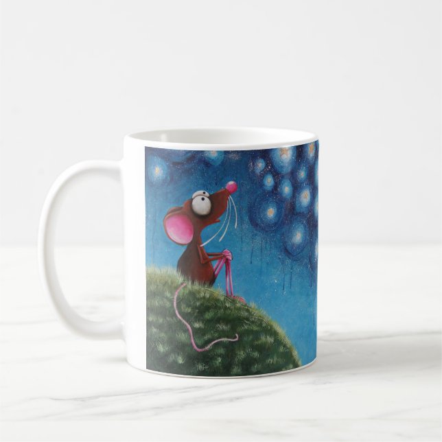 Dream big the stars are within your reach coffee mug (Left)