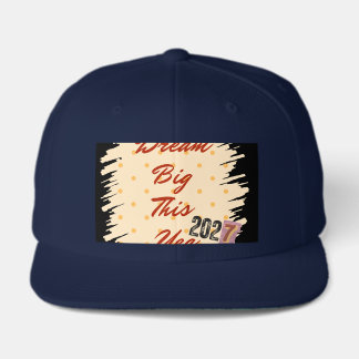 Dream Big This Year 2027 Motivational Typography Visor