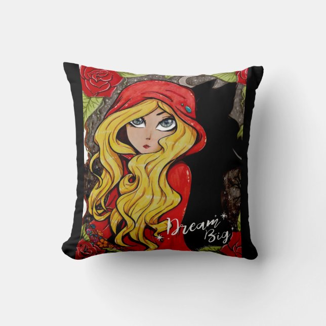 Dream Big Throw Pillow (Front)