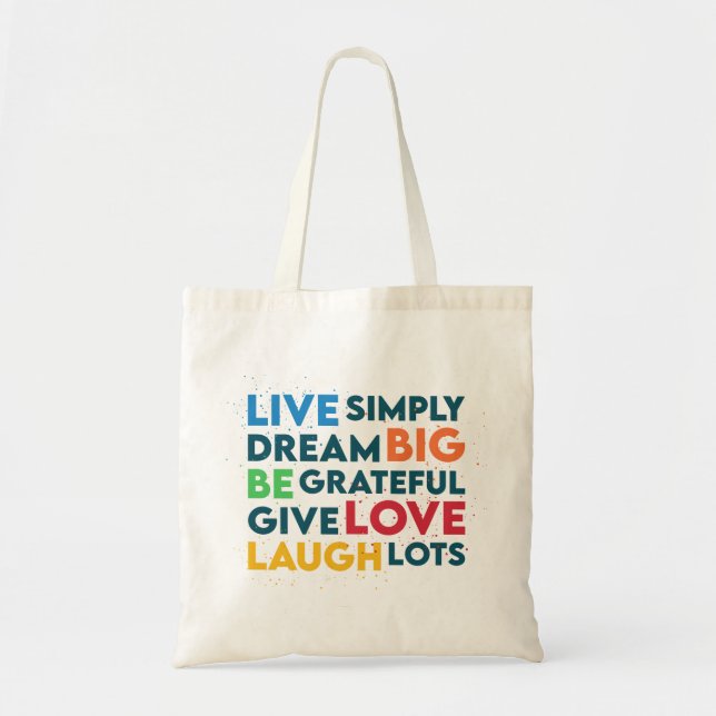 Dream Big Tote Bag (Front)