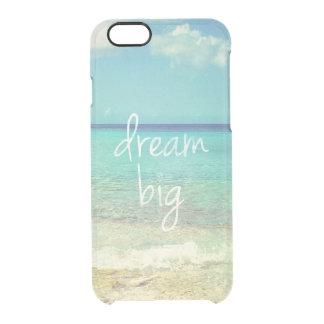 Dream big clear iPhone 6/6S case