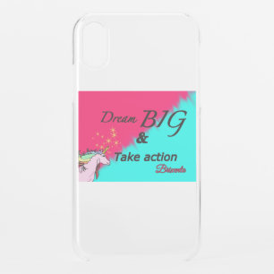 Dream big unicorn iPhone case