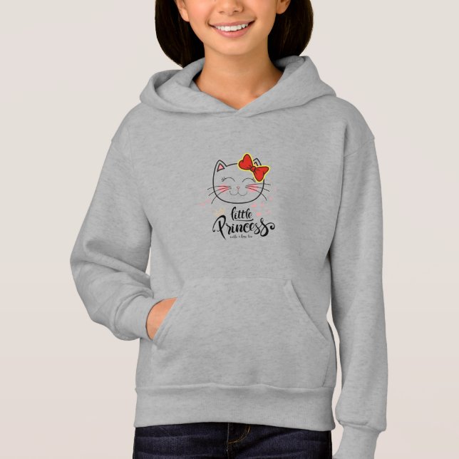 Dream Big with Doraemon & Your Little Princess. Hoodie (Front)