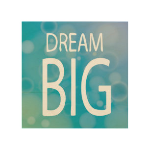 Dream Big Wood Wall Decor
